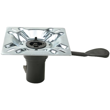 Swivl-Eze 238 Series Seat Mount, Right Handle, 3-degree Angle, Plated Steel 238152-7